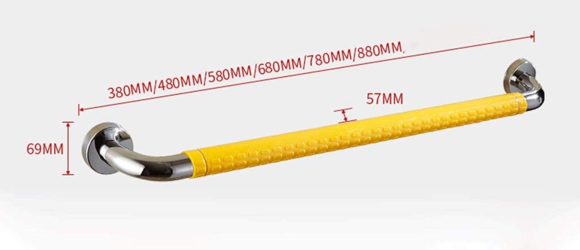 Barra para Cortina de Ducha de tensión Ajustable, sin Necesidad de taladrar, Perchero telescópico de 27 mm de diámetro, 55" (140 cm) Cocina y baño. Fácil instalación. Solución