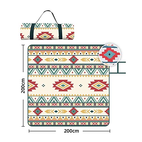 YUEMOL Cobertor de piquenique Cobertor ao ar livre à prova de umidade do vento Bohemia lavável à máq