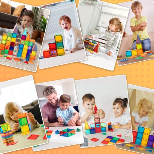 FNJO 110-Piece Magnetic Tiles Set — view 2