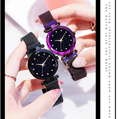 Image of Acnos Premium Casual Black Dial Women's Purple Analogue Watch