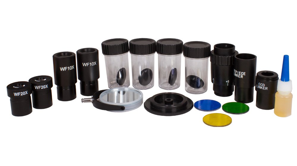 Levenhuk Microscopio biológico trinocular 870T