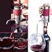 NutriChef Wine Dispenser, Automatic Electric Wine Aerator Pourer w/ Metal Decanter Spout for Red and White Wine Small