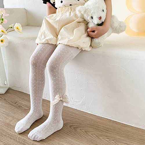 Toddler Baby Girl Pantyhose Tights Thin Cable Knit Leggings Bowknot Seamless Cotton Girls Stockings Women Pants Tall2