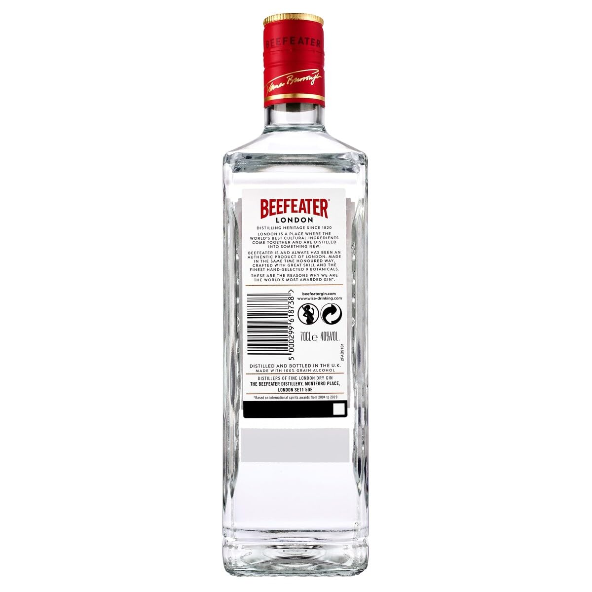 Beefeater London Dry Ginebra Original 700ml