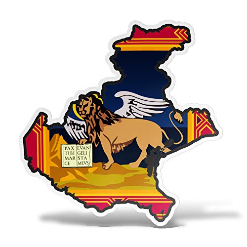 Erreinge Sticker Veneto Italia Adesivo Sagomato in...