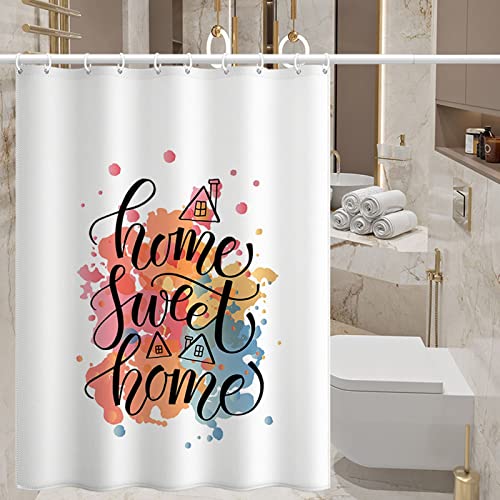 Rideau de douche textile 200x200 grand format imperméable anti moisissure