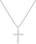 PAVOI 14K Collier de croix plaqué or pour les femmes
