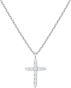 PAVOI 14K Gold Plated Cross Necklace for Women | Cross Pendant | Gold Necklaces for Women