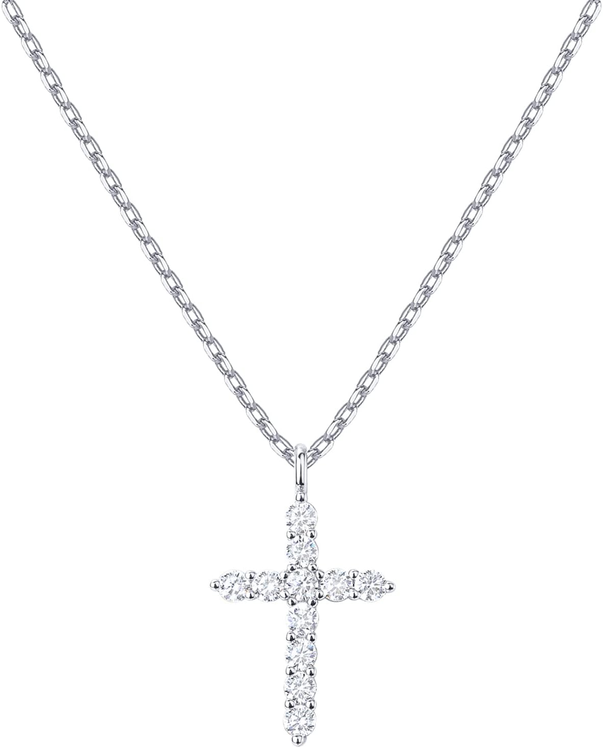 PAVOI 14K Gold Plated Cross Necklace for Women – Cross Pendant with Cubic Zirconia - Gold Necklaces for Women - Trending Fashion Jewelry