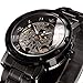 Watch,Mens Watch,Classic Skeleton Mechanical Stainless Steel Watch with Link Bracelet,Dress Automatic Wrist Hand-Wind Watch