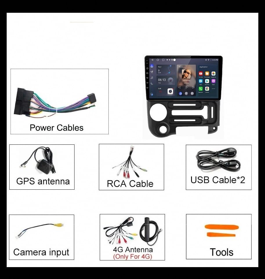 Pantalla Carplay para Hyundai Santro 2003-2015 con Android Auto y Bluetooth 32GB 2