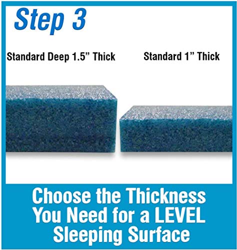 SagsAway Ultimate Sagging Innerspring or Latex Mattress Repair System. Directly Target A Sag In Any Twin, Full, Queen,or King Size Up To 14 Inches Thick. Not for Memory Foam, Tempurpedic, or Air Beds