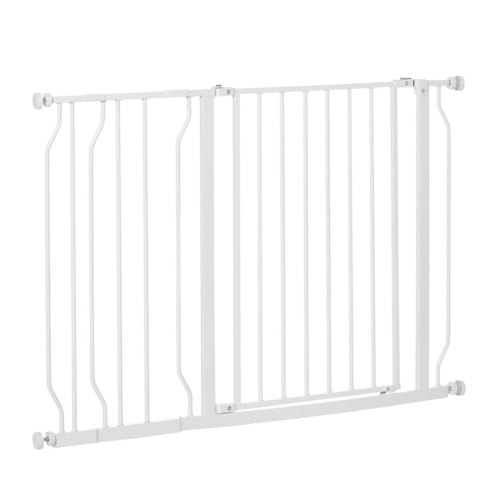 Safety Dog ​​fence For Stairs 75-115 Cm Easy Installtion(115x3.8x76 cm)