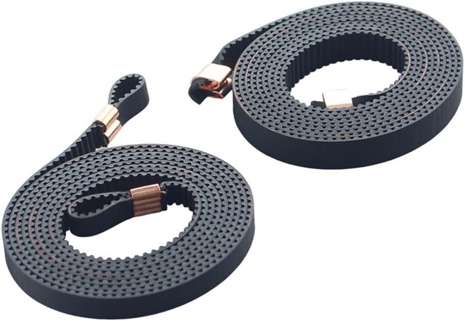 2GT Timing Belt Replacement for Anycubic for Kobra 2 Max, XY Axis Transmission Belt Kit with Copper Connectors for 3D Printer, 2-Pack