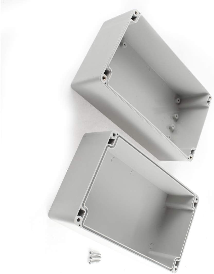 Plastic Electronic Electrical Boxes, Conduit & Fittings Project Junction Box Enclosure 198 x 118 Electrical Boxes x 115mm