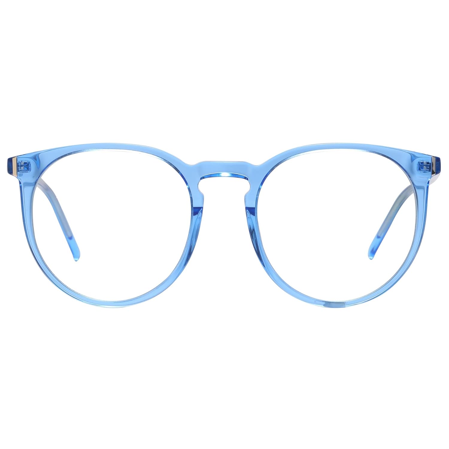 DUCO Retro Round Blue Light Glasses For Men Women Blue Ray Blocking Glasses Computer Gaming Glasses Nylon Lens