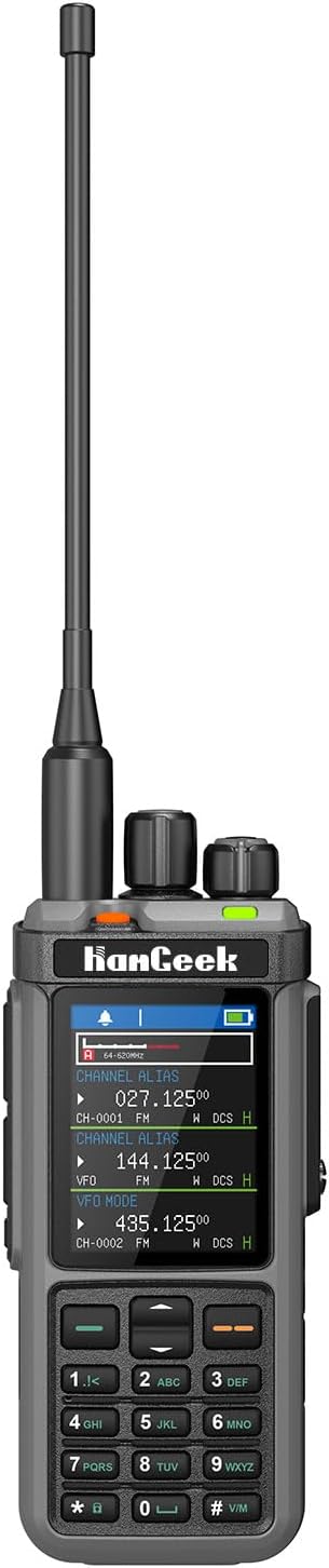 UV-98 Plus 10W 1024CH Walkie Talkie VHF UHF Transceiver with 3-Section Display (Standard Version)