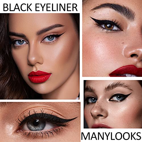 2Pcs Jutqut Eyeliner Stamp, Winged Eyeliner Stamp Eye, Eyeliner, Liquid Eyeliner waterproof, smudgeproof, long lasting, Eyeliner Pencil with Left and Right Wings Stamp - Image 6