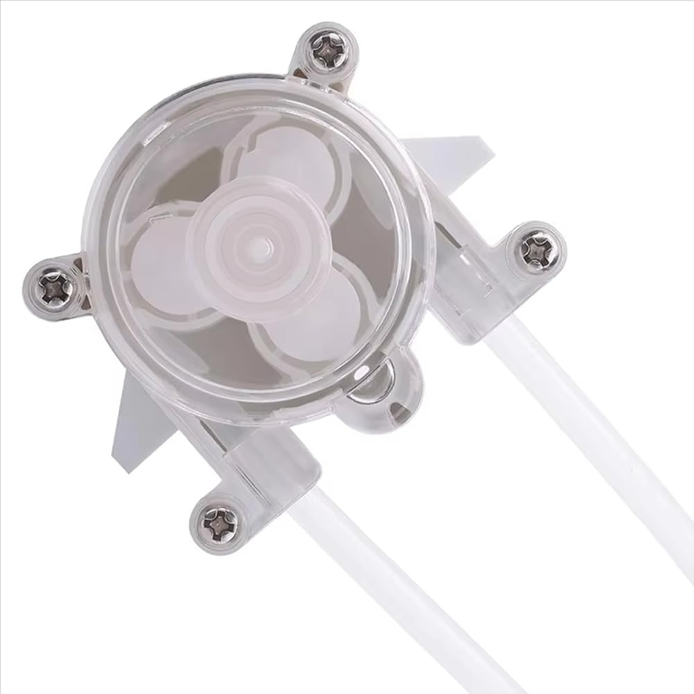 Yarryuter Micro-Peristaltic Pump Dc 6V 9V 12V Small Mini 500 Geared Motor Dosing Liquid Water Squeeze Reversible