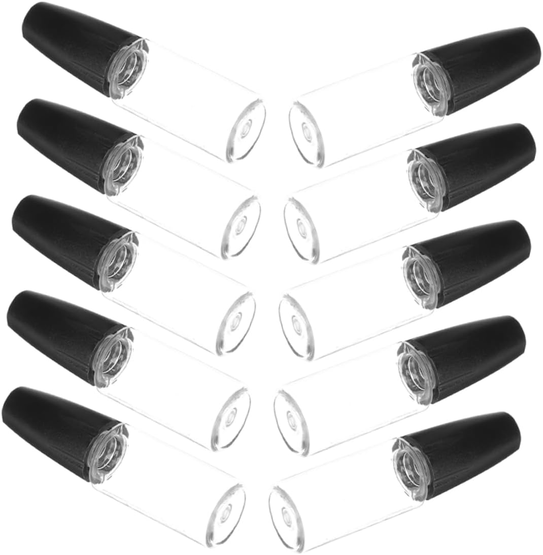 Cabilock 5sets 10pcs Transparent Applicator Bottles Small Squeeze Bottles with Caps for Precise Dispensing for Crafting DIY Projects and Liquid Transfer 10pcs*5