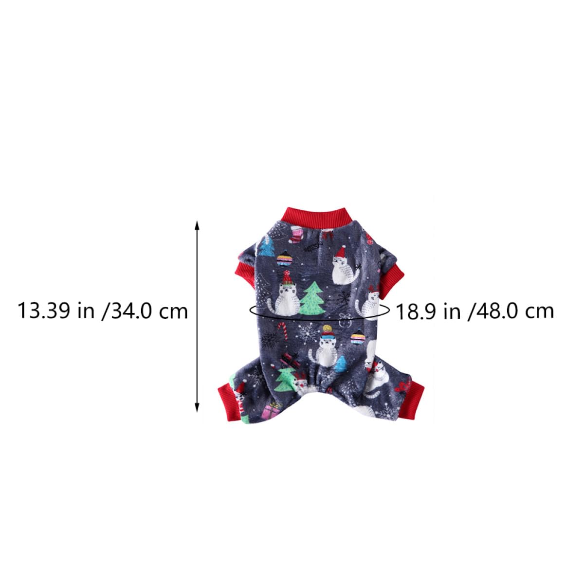 INOOMP Weihnachtliche Hundebekleidung aus Korallfleece 3 Stück mit Schneeflocken und Rentiermotiv Warm und Gemütlich für Kalte Tage im Auto und Zuhause