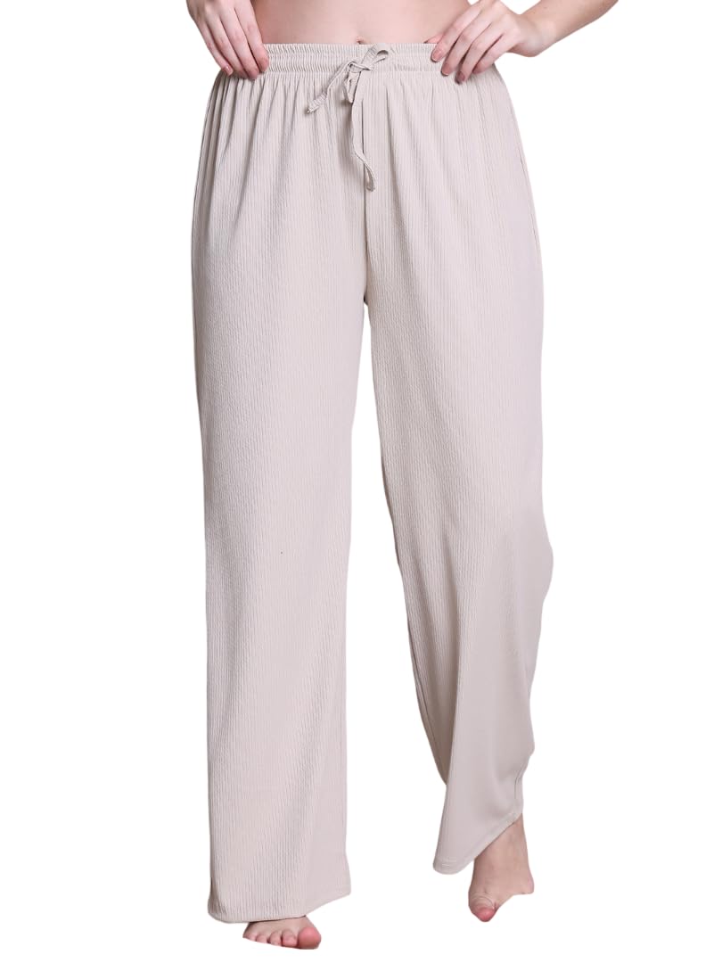 neudis Women's Lounge Pants, Wide Leg, Casual Comfort Wear-picture-13