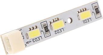 White LED Light Strips for Refrigerator Cooling Systems Easy Installation Freezer Fridge Lighting Part Accessories Refrigerator LED Light Strips