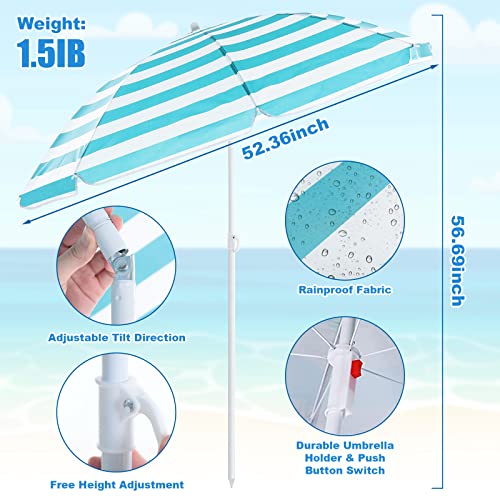 Buryeah 2 Pack Beach Chair For Adult With 2 Umbrella Low Folding Chair Detachable Adjustable Lightweight With Armrests Cup Holder Carry Bag Portable For Sand Camping Concert Travel Outdoor Pool Picnic #TOP3