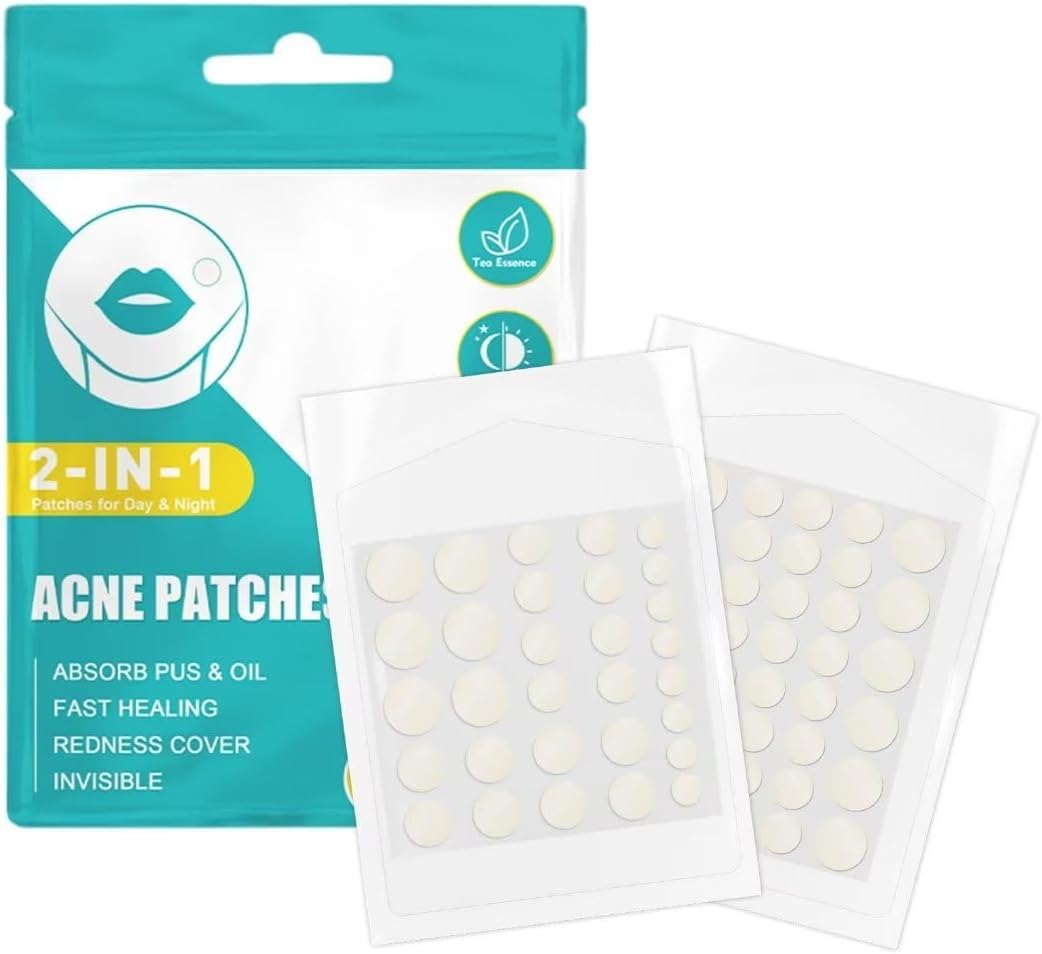 Spot Patch Slim 264/528 Sheets Sensitive Skin Skin Roughness Care Pimple Patch Large Capacity CICA Pack Day+Night Use (528)