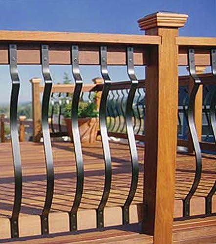 Deckorators Baroque Balusters 32-3/16" - Black (60 Pack)