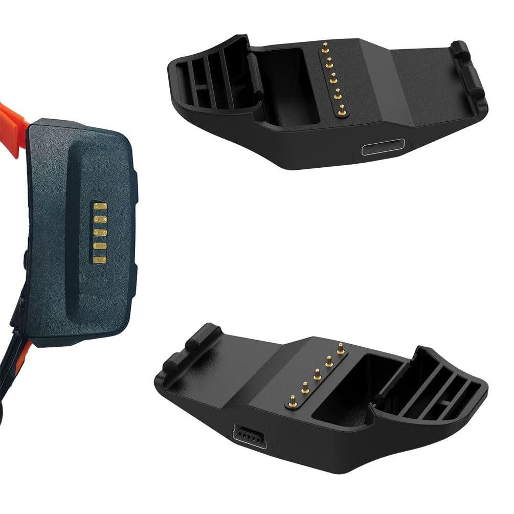 2 Clips De Charge Type-C Pour Collier GPS Garmin T5, TT15, TT10, T15, G TT15x, TT25 - Charge Rapide