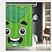 Produktbild pants hats Guava Juice Face Shower Curtains Durable Fabric Bath Curtain Waterproof Bathroom Curtain 72x72 Inches