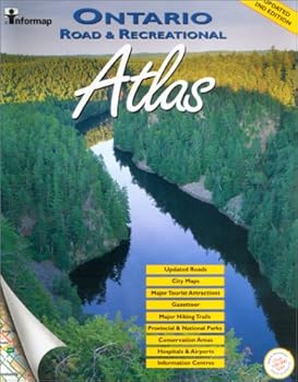 Spiral-bound Ontario Road & Recreational Atlas (Canadian Road & Recreational Atlas Series) Book