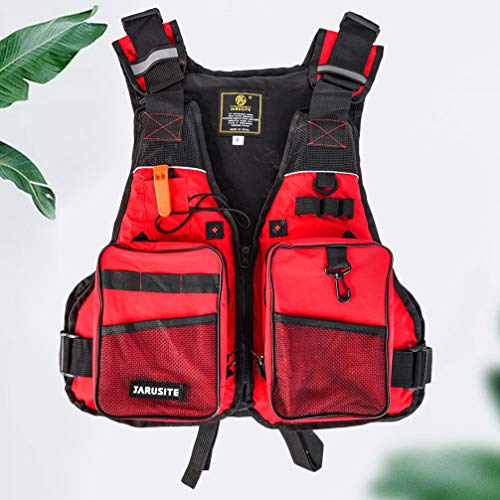 Colete de pesca com mosca BESPORTBLE, colete salva-vidas, multifuncional e respirável para natação,