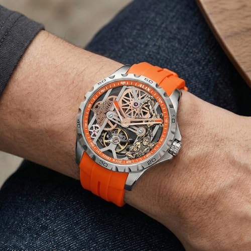 Image of ALIX AL2925T Men's Chronograph Sport Watch Stainless Steel Case with Silicone Band
