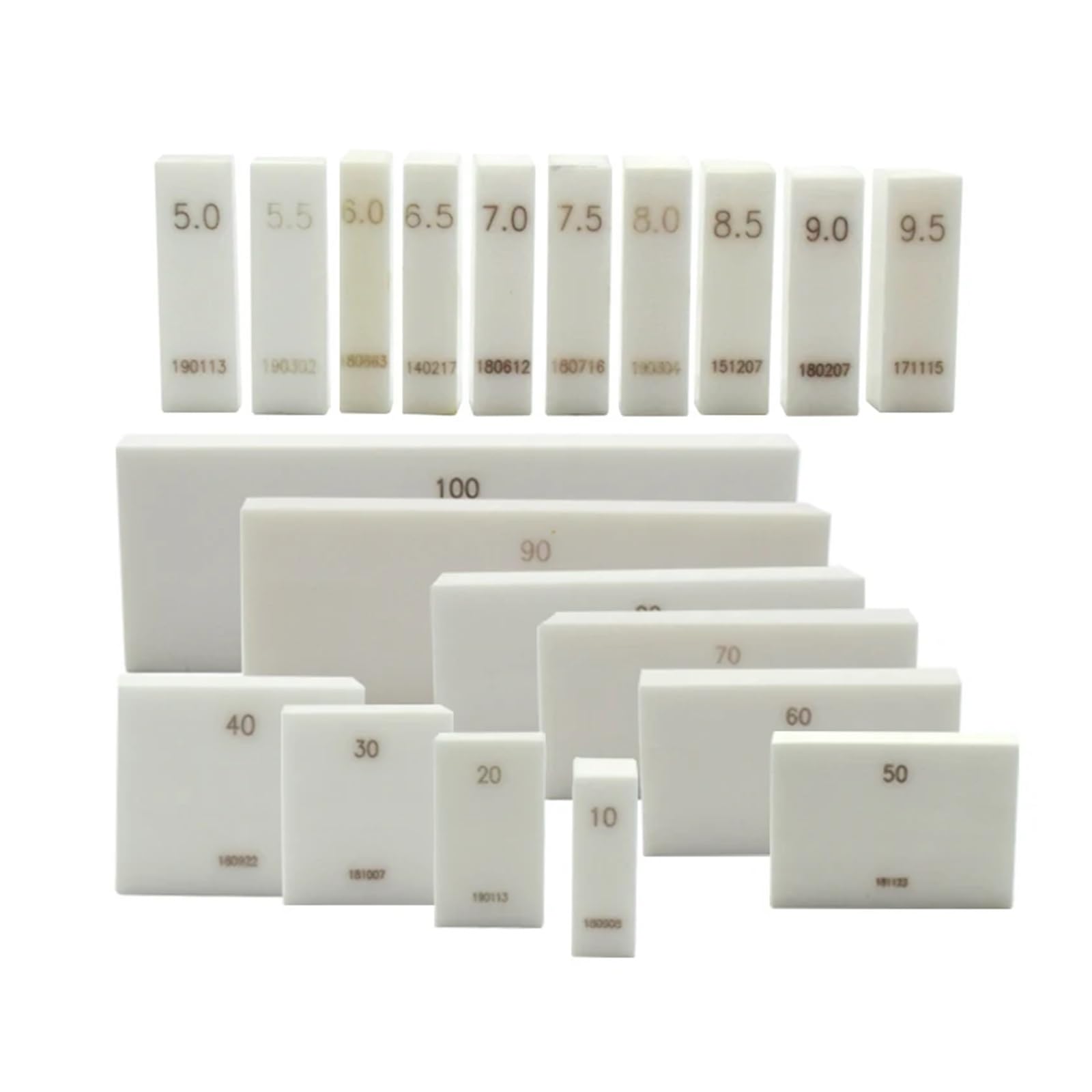 Blok wzorcowy, Ceramiczny Blok Pomiarowy, Pojedynczy Element, Kalibracyjny, Suwmiarka Mikrometryczna, Standardowy(10mm)