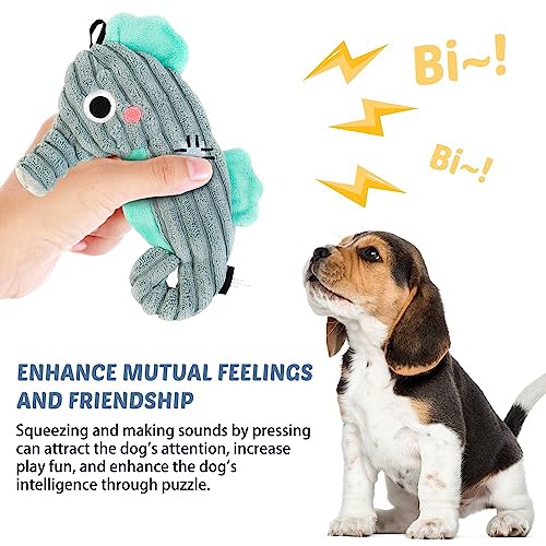 Juguete de peluche resistente para perro, con sonido BB miniatura 6
