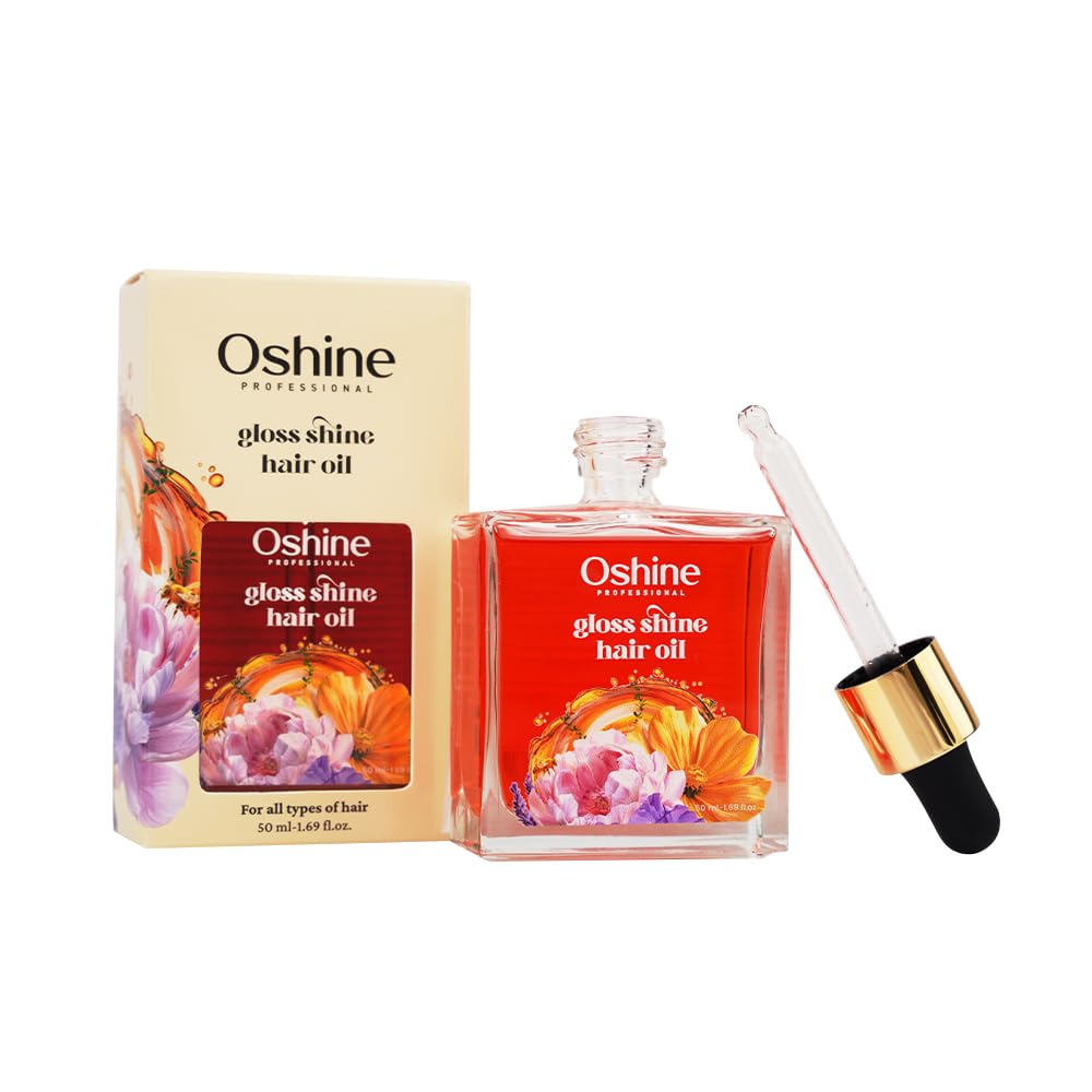 OSHİNE Saç Bakım Yağı 50 ml – Cansız ve Mat Saçlar İçin Nem ve Parlaklık Desteği, Besleyici Bakım