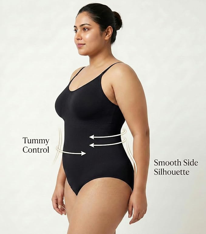 Image of ELEG & STILANCE Women's High-Waisted Body Shaper Tummy Control Slimming Shapewear with Corset, Wired Tummy Tucker, Postpartum Belly Fat Reduction Abdominal Belt
