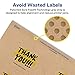 Avery Kraft Brown Oval Labels, Sure Feed Technology, 2