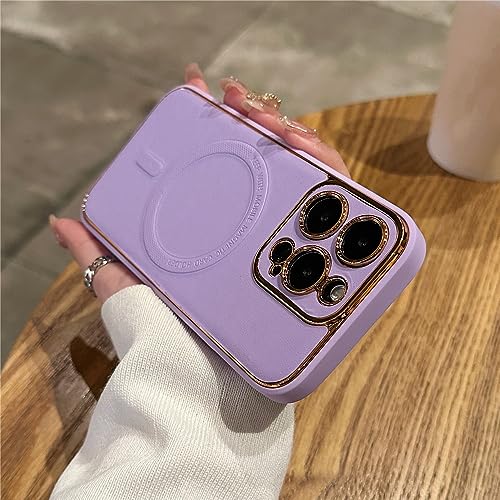 Housse silicone antichoc iPhone 13 Pro Max protection cuir magnétique