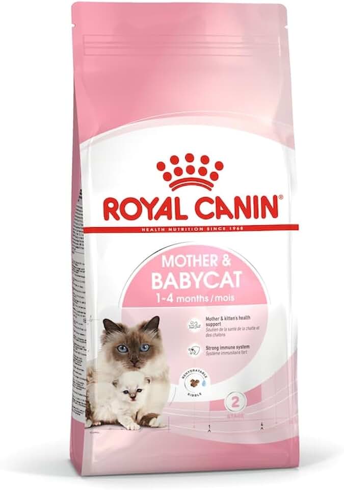 Royal Canin Mother & Babycat | 400 g | Alimento seco para gatos | Especialmente formulado para la madre gata y sus gatitos | Para reforzar las defensas inmunitarias naturales y el desarrollo cerebral