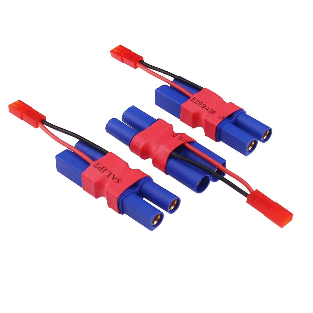 Amazon.com: BDHI 3pcs EC5 Male to Female Connector with in-line JST Female  20awg 5cm Cable Parallel Power Adapter for Camera Gimbal(B173-3) :  Electronics