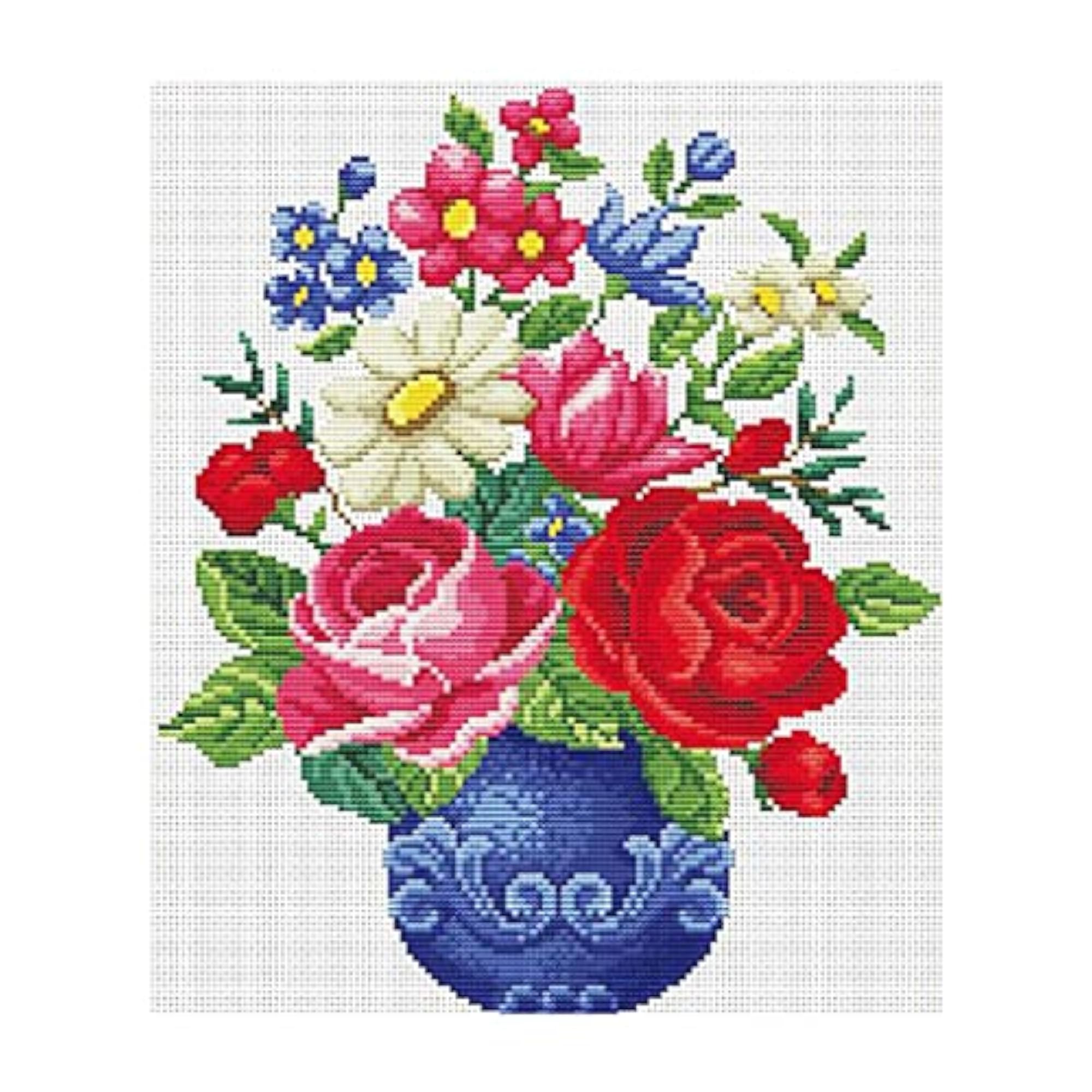 Stamped & Counted Stitch Kit for Needlework