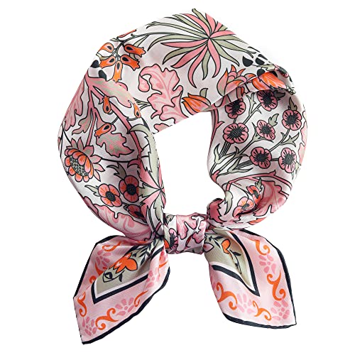 STARWHISPER 100% Pure Mulberry Silk Scarf-27''x27'' 14MM Pure Silk Twill Scarf for Women Square Scarf with Gift Packaging2