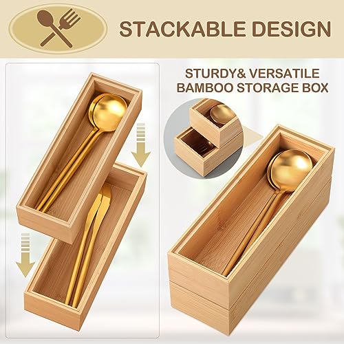 Mejores precios y opiniones de Caja portacubiertos bambú más recomendados. 3 Imagen adicional