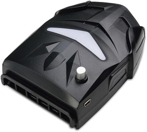 FixtureDisplays Refrigeración para laptop con ventilador de vacío, alimentado por USB, control de viento, funcionamiento silencioso, radiadores