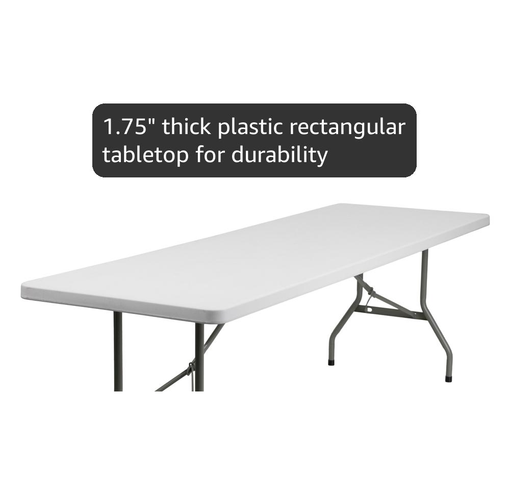 Amazon.com: Flash Furniture Elon 8' Rectangular All-Occasion