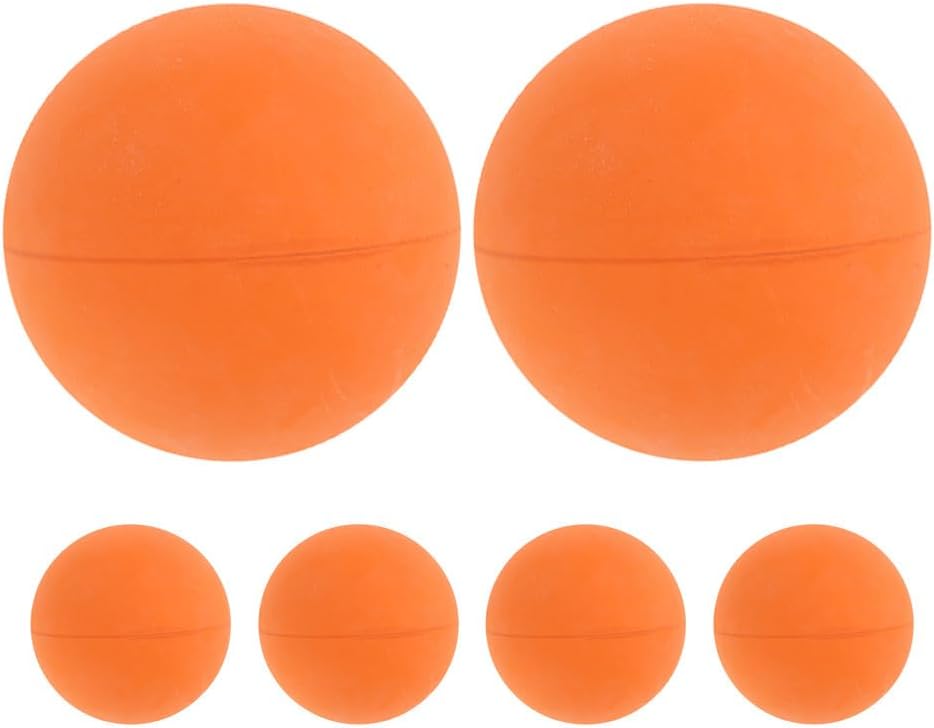 UPKOCH 6pcs High Bounce Balls: Rubber Squash Training Balls for Reaction and Exercise - High Bounce Equipment for Racquetball Beginners and Sports