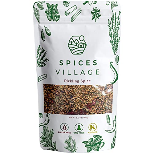 SPICES VILLAGE Pickling Spices [ 6.5oz ] - All Natural Fresh Dried...